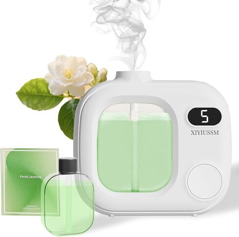 Waterless Essential Oil Diffuser Portable Cordless Aromatherapy Scent Machine for Home Office Car Large Room Battery Powered Ultrasonic Diffuser with 5 Mist Modes for Bedroom Classroom Travel in Saudi Arabia