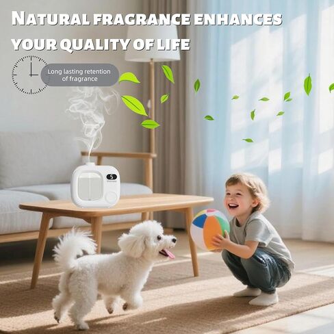 Waterless Essential Oil Diffuser Portable Cordless Aromatherapy Scent Machine for Home Office Car Large Room Battery Powered Ultrasonic Diffuser with 5 Mist Modes for Bedroom Classroom Travel in Saudi Arabia