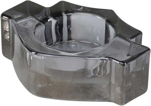 Harley-Davidson Bar & Shield Shaped Tea Light Candle Holder Set - Clear/Gray in Saudi Arabia