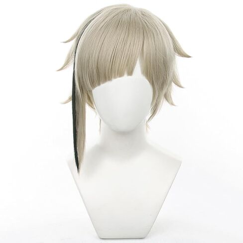 Atsushi Nakajima Wig, Bungou Stray Dogs Atsushi Nakajima Cosplay Wig with Wig Cap, Length approx.40cm in Saudi Arabia