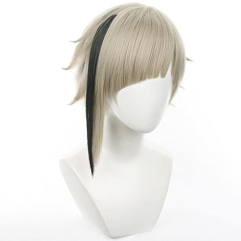 Atsushi Nakajima Wig, Bungou Stray Dogs Atsushi Nakajima Cosplay Wig with Wig Cap, Length approx.40cm in Saudi Arabia