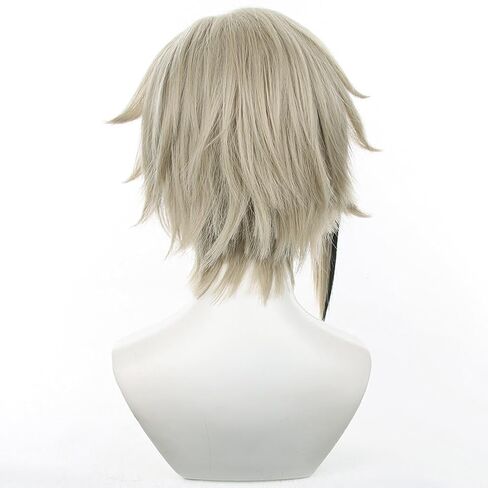 Atsushi Nakajima Wig, Bungou Stray Dogs Atsushi Nakajima Cosplay Wig with Wig Cap, Length approx.40cm in Saudi Arabia
