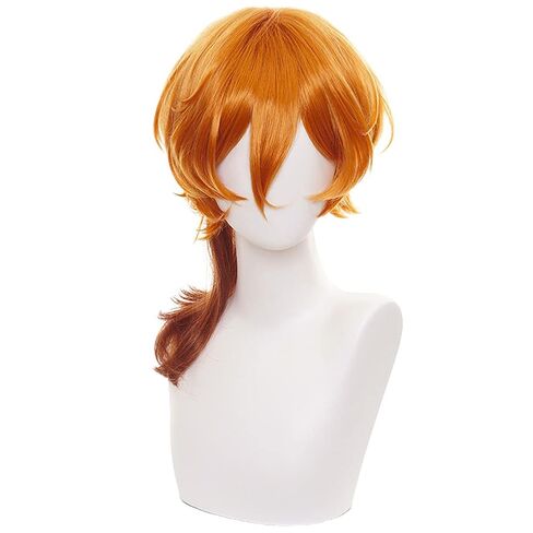 Atsushi Nakajima Wig, Bungou Stray Dogs Atsushi Nakajima Cosplay Wig with Wig Cap, Length approx.40cm in Saudi Arabia
