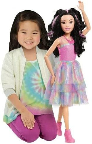 Barbie 28-Inch Tie Dye Style Best Fashion Friend, Black Hair in Saudi Arabia
