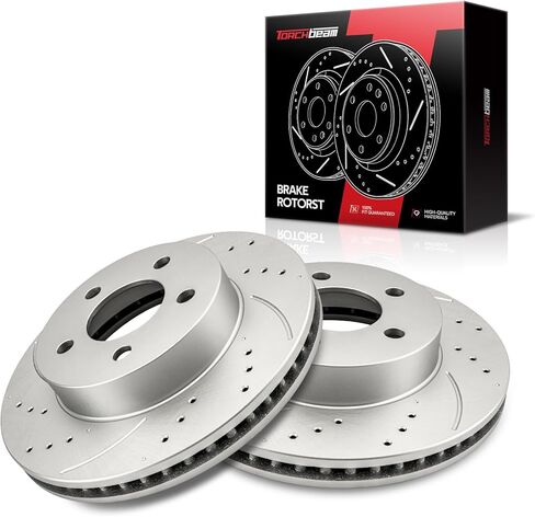 Torchbeam 11.29 inch (287mm) Front Brake Rotors - Brake Kit for 1997-2002 Dakota, 1998-2002 Durango,2pcs Automotive Replacement Disc Brake Rotor,5382 in Saudi Arabia