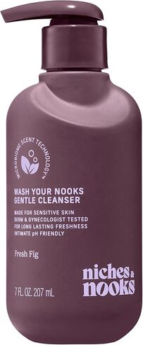 منظف ​​Niches & Nooks اللطيف - تين طازج - غسول أنثوي متوازن درجة الحموضة، منظف حميم للنساء، معطر بشكل خفيف، صديق للبشرة الحساسة - 7 أونصة in Kuwait