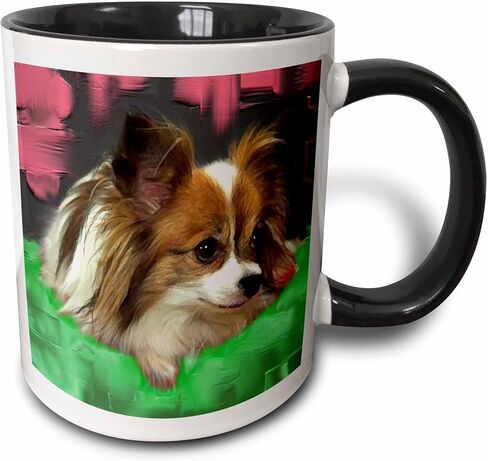 3dRose Miniature Schnauzer Two Tone Black Mug, 11 oz, Multicolor in Saudi Arabia