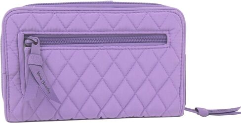 RFID Turnlock Wallet in Microfiber, Mokara Orchid in Saudi Arabia