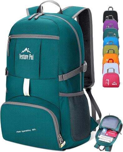 Venture Pal 35L Ultralight Lightweight Packable Foldable Travel Camping Hiking Outdoor Sports Backpack Daypack in Kuwait