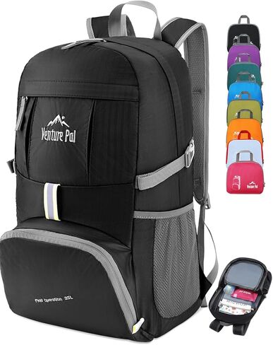 Venture Pal 35L Ultralight Lightweight Packable Foldable Travel Camping Hiking Outdoor Sports Backpack Daypack in Kuwait