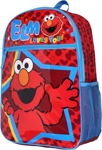 INTIMO Sesame Street Elmo Loves You Star Dual-Compartment Front Pocket Backpack Bag in Saudi Arabia