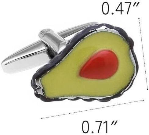 Avocado Cufflinks in Saudi Arabia