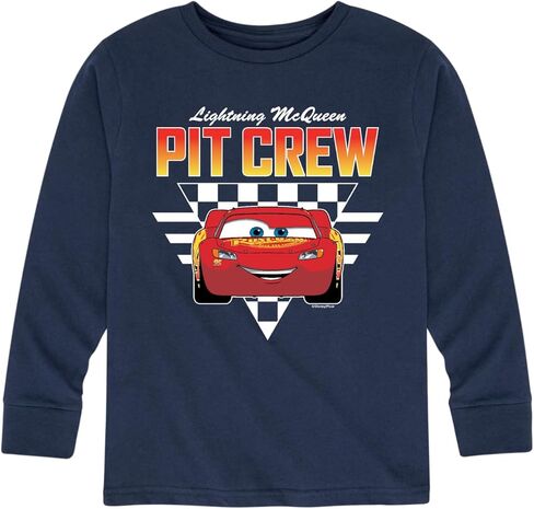 تي شيرت برسومات ديزني كارز - Pit Crew - بأكمام طويلة للأطفال والشباب in Kuwait