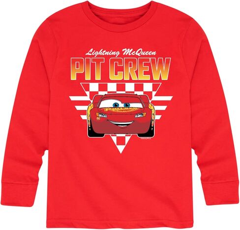 تي شيرت برسومات ديزني كارز - Pit Crew - بأكمام طويلة للأطفال والشباب in Kuwait