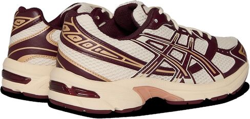 حذاء رياضي للسيدات من ASICS Gel-1130، لون كريمي Oxblood Red، 7 in Kuwait