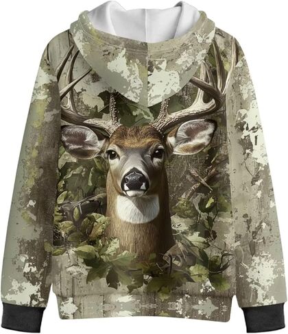 Kids Zip up Hoodies for Boys Fleece Jacket 6-16 Years Lightweight Winter Outdoor School Outfits with Pockets in Saudi Arabia