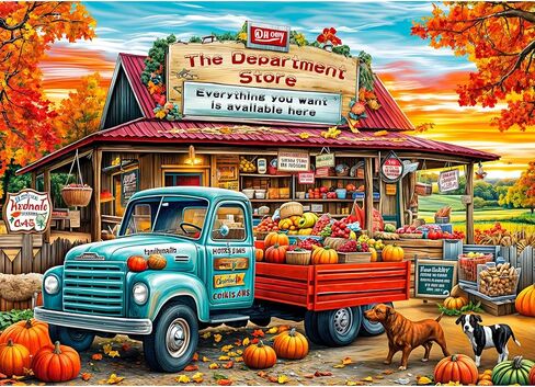 Flower Shop Puzzles for Adults 1000 Pieces, Jigsaw Puzzles for Adults 1000 Piece, Puzzle for Adults, Adults Challenging Game Toys, Impossible Puzzle, Family Decoration Puzzle in Saudi Arabia