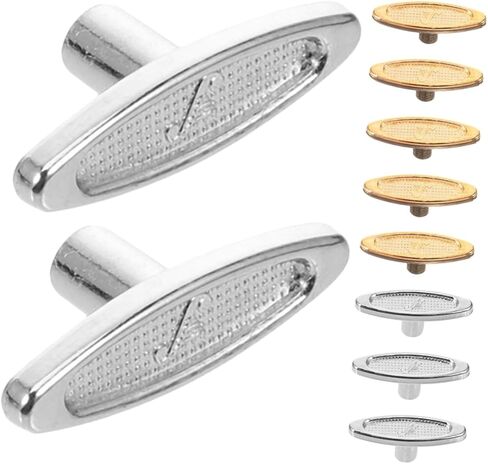 10PCS Metal Music Box Winding Keys Replacement Accessories for DIY Snow Globe and Turntable Toys Key Handles for Music Box Movements in Saudi Arabia