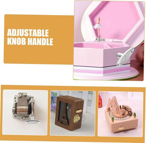 10PCS Metal Music Box Winding Keys Replacement Accessories for DIY Snow Globe and Turntable Toys Key Handles for Music Box Movements in Saudi Arabia