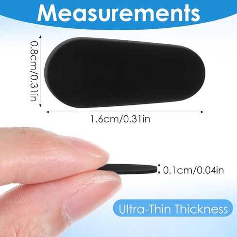 20 Pairs Teardrop Silicone Anti-Slip Adhesive Nose Pads for Glasses, Non-Slip Nose Grips for Eyewear, Ultra-Thin Height Increasing Noses Pads for Sunglasses & Optical Frames in Saudi Arabia