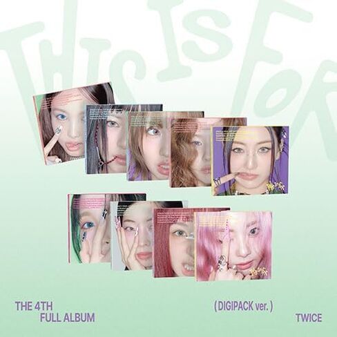 TWICE - الألبوم الرابع الكامل [هذا من أجل] (إصدار DIGIPACK) (إصدار عشوائي من 9 أنواع) 1ea + بطاقة صور رسمية حصرية 1ea (عشوائي 1 من أصل 9) (WM) in Kuwait