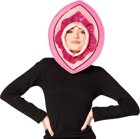 Rasta Imposta Vagina Pink Lady Parts Hat Costume Headpiece Accessory Womens Private Part Headwear, Adult One Size in Saudi Arabia