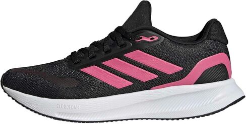 adidas Women's Run Falcon 5 Sneaker, White/Grey Strata/Black, 10.5 in Saudi Arabia