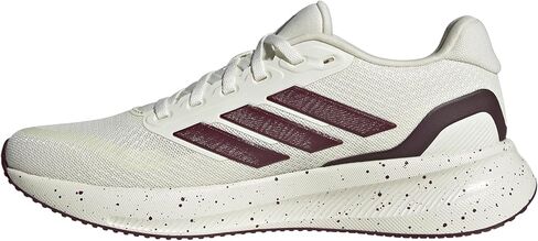 adidas Women's Run Falcon 5 Sneaker, White/Grey Strata/Black, 10.5 in Saudi Arabia