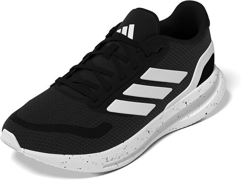 adidas Women's Run Falcon 5 Sneaker, White/Grey Strata/Black, 10.5 in Saudi Arabia