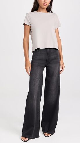 DL1961 Women's Softwear Hepburn Wide Leg: High Rise Jeans '32 in Saudi Arabia