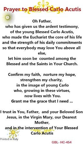 هدايا من Lulee, LLC Carlo Acutis the Saint in أحذية رياضية كوارتز ناري 10 مم مسبحة مطرزة مع صليب مطلي بالذهب وقطعة مركزية كابوشون مع صورة ملونة تتضمن بطاقة صلاة مباركة in Saudi Arabia