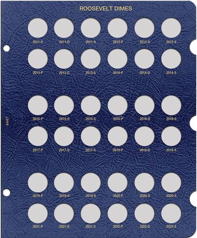 Whitman Dime Album Blank Pages #4476 in Saudi Arabia