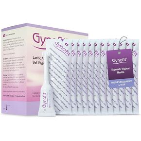 Gynofit Lactic Acid Vaginal Gel - Vaginal Moisturizer - pH Balance Restorer - Vaginal Health - Prevents Itching, Burning & Odor - Hygienic Applicator - Treats & Prevents Vaginal Infections (6 Count) in Saudi Arabia