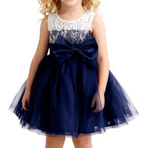 Toddler Girls Tutu Dress Summer Sleeveless Weeding Princess Party Ball Gown Tulle Bowknot Sundress in Saudi Arabia