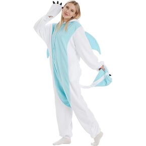 Unisex Adult Dragon Onesie One Piece Pajamas,Animal Cosplay Halloween Costumes Christmas Sleepwear Homewear in Saudi Arabia