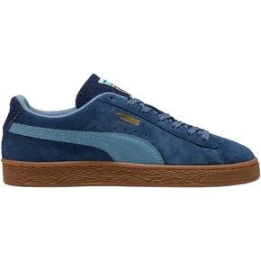 حذاء رياضي رجالي من PUMA من الجلد السويدي برباط كاجوال - أزرق in Kuwait