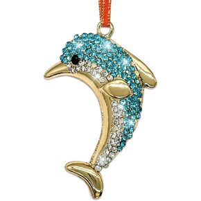 Starfish Christmas Ornaments Metal Starfish Christmas Ornament Rhinestones Starfish Hanging Ornament for Christmas Tree Beach Theme XMAS Wedding Home Decor DIY Crafts Girls Woman Sister Gift in Kuwait