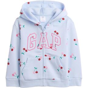 GAP Baby Girls Logo Full Zip Hoodie Hooded Sweatshirt in Kuwait