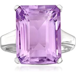 Ross-Simons 11.00 Carat Amethyst Ring in Sterling Silver in Saudi Arabia