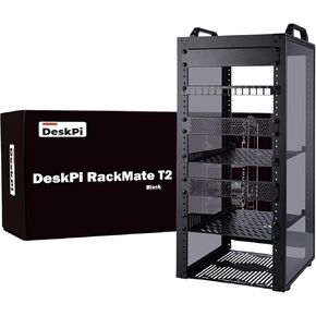 GeeekPi 12U Server Cabinet, 10 inch Server Rack for Network, Servers, Audio, and Video Equipment, DeskPi RackMate T2 Rackmount in Kuwait