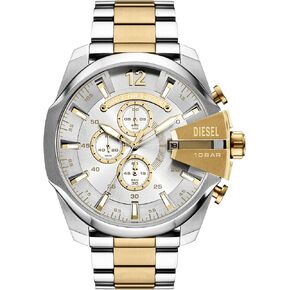 Diesel Men's Mega Chief Chronograph Two-Tone Stainless Steel Watch (Model: DZ4701) in Saudi Arabia