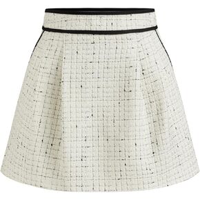 تنورة قصيرة للنساء من CIDER من التويد بخصر متوسط ​​وجيب متباين وتنانير قصيرة للنساء in Kuwait