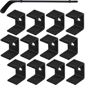 6 Pcs Hockey Stick Wall Mount Hockey Stick Display Holder Black Hockey Stick Display Hanger Ice Hockey Stick Wall Mount Hockey Stick Bracket for Home Office Storage Organizer Gifts(Simple Style) in Kuwait