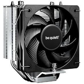 كن هادئاً! Pure Rock Pro 3 Black Cpu Air Cooler | 6 أنابيب حرارة عالية الأداء 6 مم مع تقنية HDT | 120mm هادئة PWM مروحة | AMD: AM4 AM5/Intel LGA 1700/1150/1151/1200 | أسود | BK042 in Kuwait