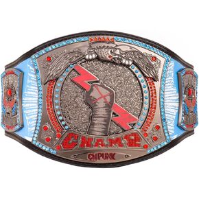 New Cm Punk Signature 434 Days Record Signature Spinner Champion Ship Replica Title Wrestling belt(2mm) in Saudi Arabia