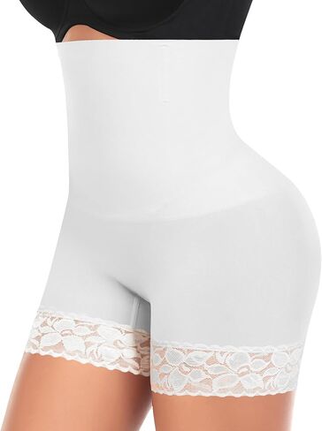 Tummy Control Shapewear Shorts for Women High Waisted Body Shaper Panties Slip Shorts Under Dresses Thigh Slimmer in Saudi Arabia