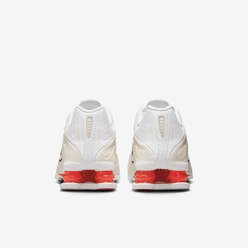 حذاء Nike Shox R4 Big للأطفال (CW2626-102، أبيض/فانتوم/بيكانتي أحمر/أبيض) in Saudi Arabia