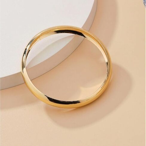 3PCS Chunky Acrylic Bangle bracelets Set for Women Resin Bangle Gold Bracelet Stack Fashions Thick Acetate Statement Trendy Jewelry Set in Saudi Arabia