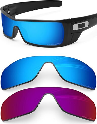BLAZERBUCK Polarized Replacement Lenses for Oakley Batwolf OO9101-2 Pieces in Saudi Arabia