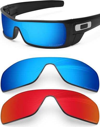 BLAZERBUCK Polarized Replacement Lenses for Oakley Batwolf OO9101-2 Pieces in Saudi Arabia